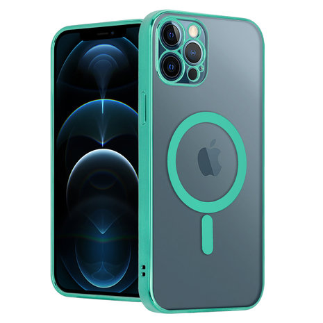 ShieldCase ShieldCase Coque iPhone 12 Pro revêtement métallique Magsafe transparent (vert) ShieldCase ShieldCase Coque iPhone 12 Pro revêtement métallique Magsafe transparent (vert)