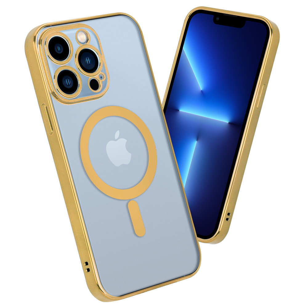 ShieldCase ShieldCase Coque iPhone 13 Pro revêtement métallique Magsafe transparent (or) ShieldCase ShieldCase Coque iPhone 13 Pro revêtement métallique Magsafe transparent (or)