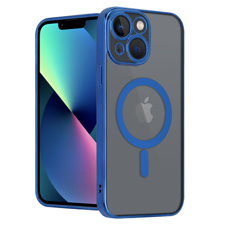ShieldCase ShieldCase Coque iPhone 13 Mini revêtement métallique Magsafe transparent (bleu foncé) ShieldCase ShieldCase Coque iPhone 13 Mini revêtement métallique Magsafe transparent (bleu foncé)