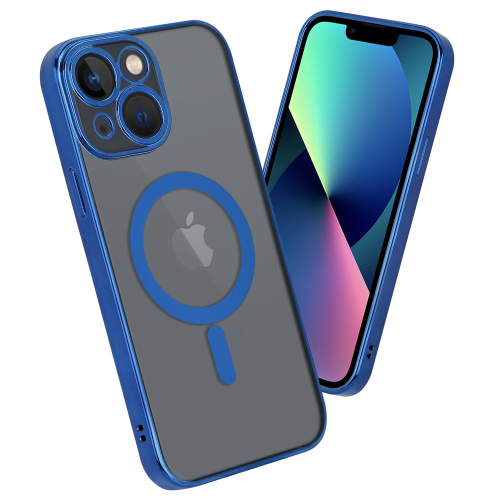 ShieldCase ShieldCase Coque iPhone 13 Mini revêtement métallique Magsafe transparent (bleu foncé) ShieldCase ShieldCase Coque iPhone 13 Mini revêtement métallique Magsafe transparent (bleu foncé)