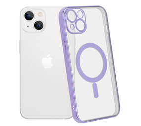 ShieldCase Coque iPhone 14 Plus revêtement métallique Magsafe transparent (violet) ShieldCase Coque iPhone 14 Plus revêtement métallique Magsafe transparent (violet)