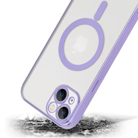 Coque iPhone 14 Couleur Violet Mat avec MagSafe - Protégez votre iPhone  avec style