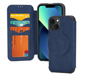 Coverzs Coque à rabat cuir iPhone 14 Plus MagSafe (bleu) Coverzs Coque à rabat cuir iPhone 14 Plus MagSafe (bleu)