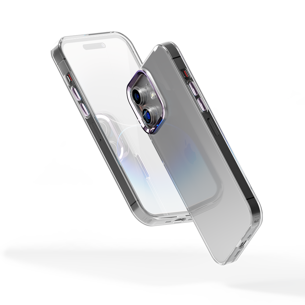 Coverzs Coverzs Coque rigide iPhone 11 bumper métallique (violet) Coverzs Coverzs Coque rigide iPhone 11 bumper métallique (violet)