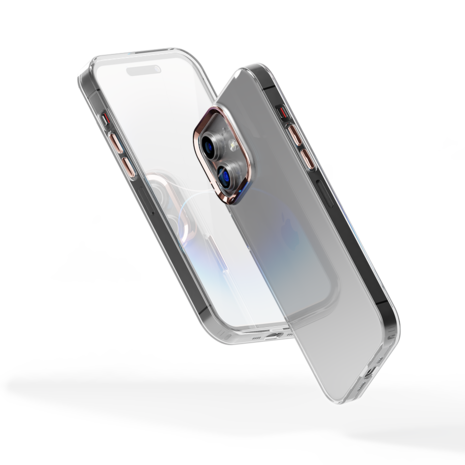 Coverzs Coverzs Coque rigide iPhone 11 bumper métallique (rose) Coverzs Coverzs Coque rigide iPhone 11 bumper métallique (rose)