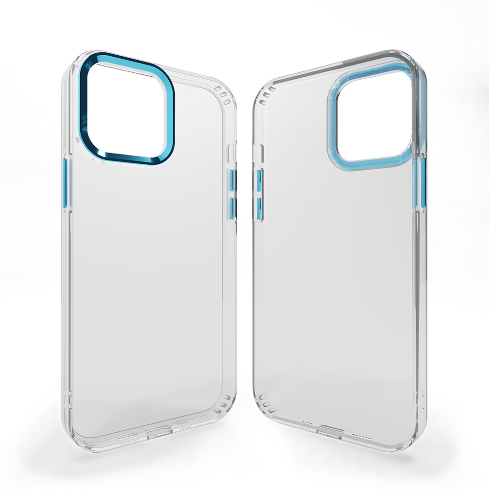Coverzs Coverzs Coque rigide iPhone 13 Pro Max bumper métallique (bleu) Coverzs Coverzs Coque rigide iPhone 13 Pro Max bumper métallique (bleu)