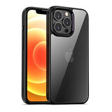 Coverzs Coque iPhone 12 Pro Max solide pare-chocs matte (noir) Coverzs Coque iPhone 12 Pro Max solide pare-chocs matte (noir)