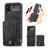 ShieldCase Étui portefeuille amovible Samsung Galaxy Z Flip 4 (noir)