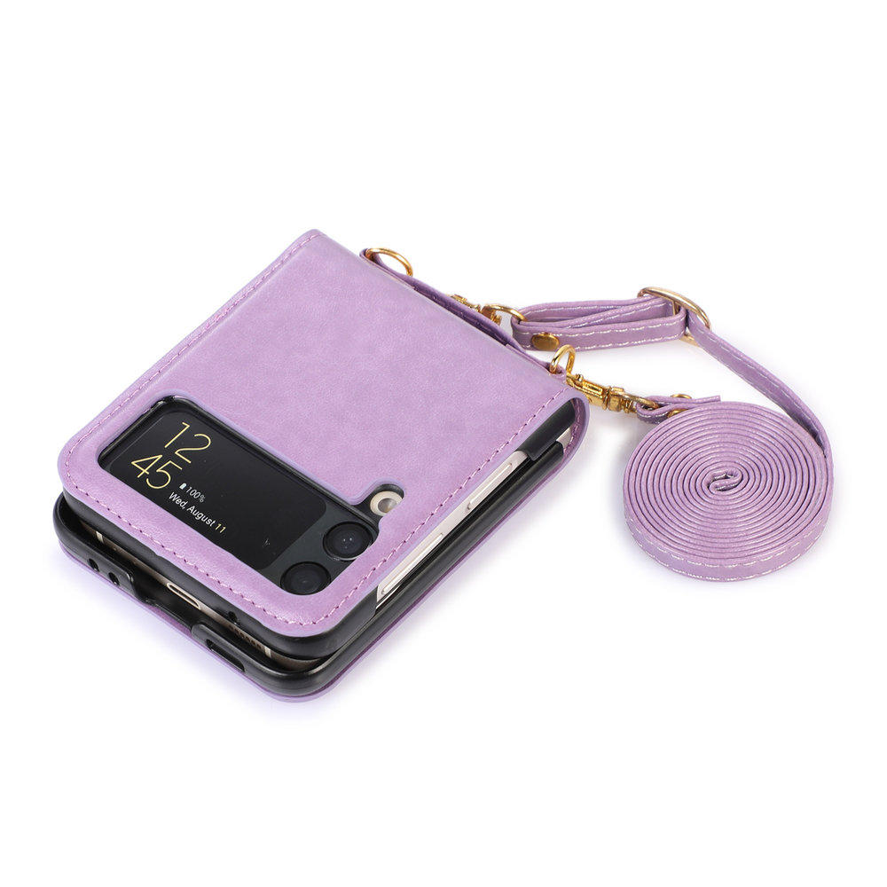 ShieldCase ShieldCase Coque Samsung Galaxy Z Flip 4 étui portefeuille cuir (rose) ShieldCase ShieldCase Coque Samsung Galaxy Z Flip 4 étui portefeuille cuir (rose)