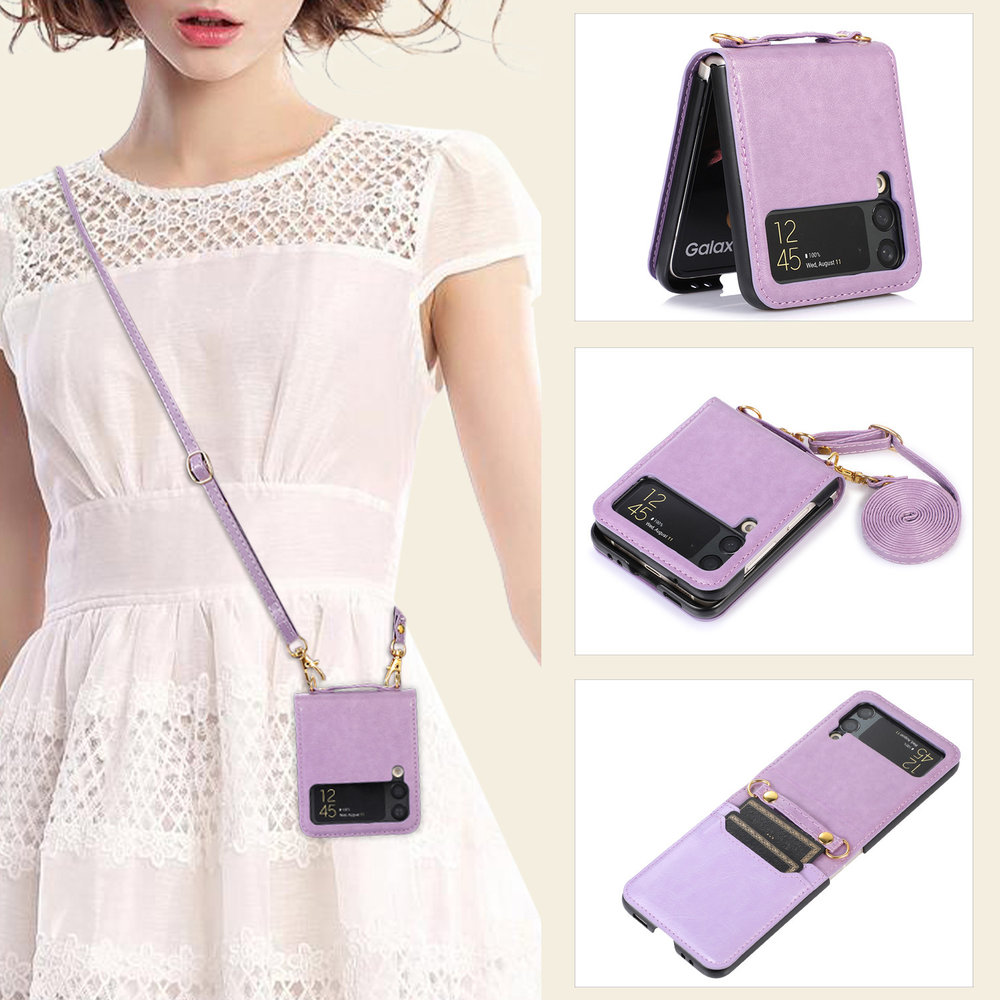 ShieldCase ShieldCase Coque Samsung Galaxy Z Flip 4 étui portefeuille cuir (rose) ShieldCase ShieldCase Coque Samsung Galaxy Z Flip 4 étui portefeuille cuir (rose)