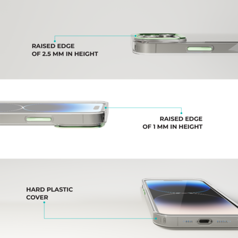 Coverzs Coverzs Coque rigide iPhone 13 bumper métallique (vert) Coverzs Coverzs Coque rigide iPhone 13 bumper métallique (vert)