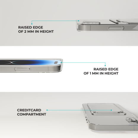 ShieldCase ShieldCase Coque iPhone X/Xs antichoc avec porte-cartes (transparente) ShieldCase ShieldCase Coque iPhone X/Xs antichoc avec porte-cartes (transparente)