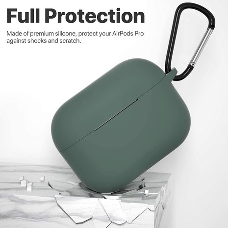 ShieldCase ShieldCase Coque silicone AirPods Pro 2 (vert foncé) ShieldCase ShieldCase Coque silicone AirPods Pro 2 (vert foncé)