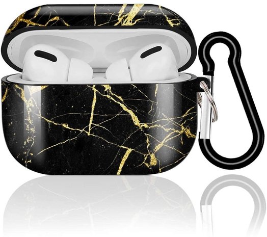 ShieldCase ShieldCase Amazing Black Marble Coque Airpods Pro 2 (noir) ShieldCase ShieldCase Amazing Black Marble Coque Airpods Pro 2 (noir)