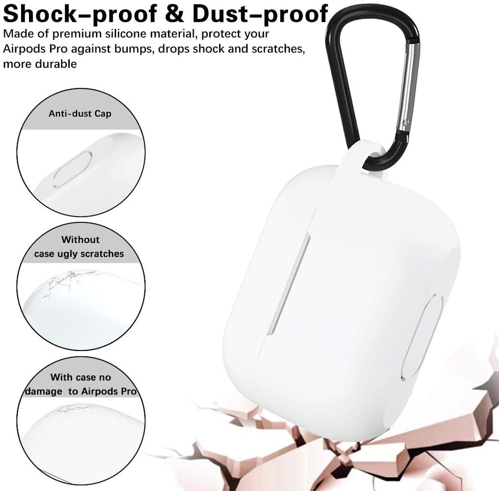 ShieldCase ShieldCase Coque silicone AirPods Pro 2 (blanc)