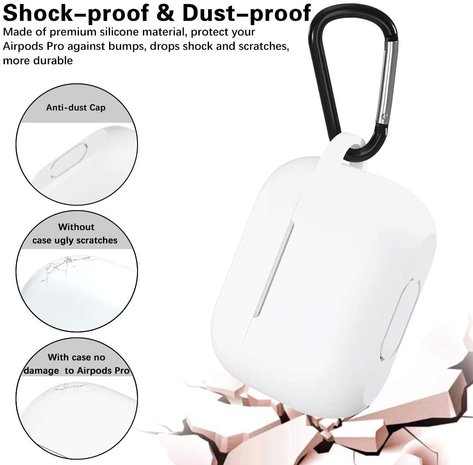 ShieldCase ShieldCase Coque silicone AirPods Pro 2 (blanc)