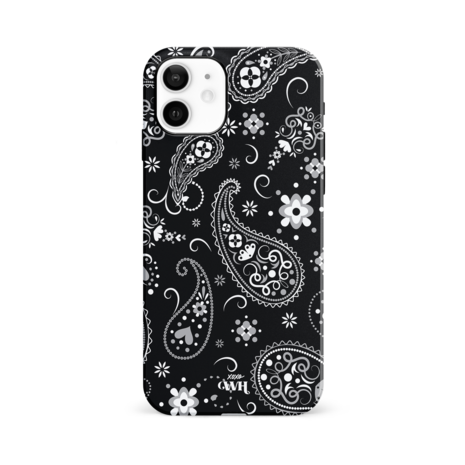 xoxo Wildhearts xoxo Wildhearts Paisley Dawn Black - Coque iPhone 12 xoxo Wildhearts xoxo Wildhearts Paisley Dawn Black - Coque iPhone 12