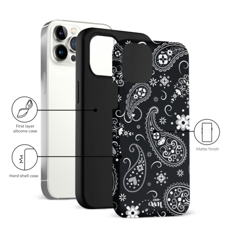 xoxo Wildhearts xoxo Wildhearts Paisley Dawn Black - Coque iPhone 13 Pro xoxo Wildhearts xoxo Wildhearts Paisley Dawn Black - Coque iPhone 13 Pro