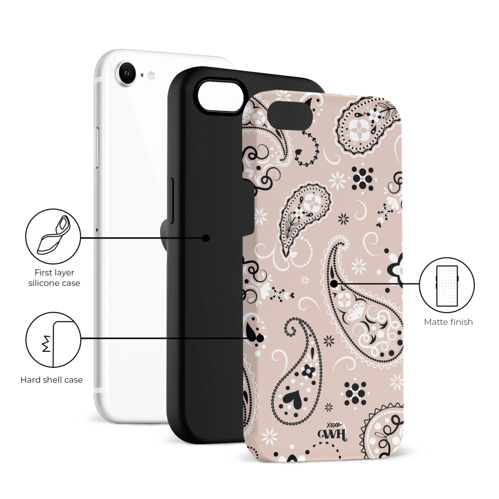 xoxo Wildhearts xoxo Wildhearts Paisley Dawn Nude - Coque iPhone 7/8 SE xoxo Wildhearts xoxo Wildhearts Paisley Dawn Nude - Coque iPhone 7/8 SE