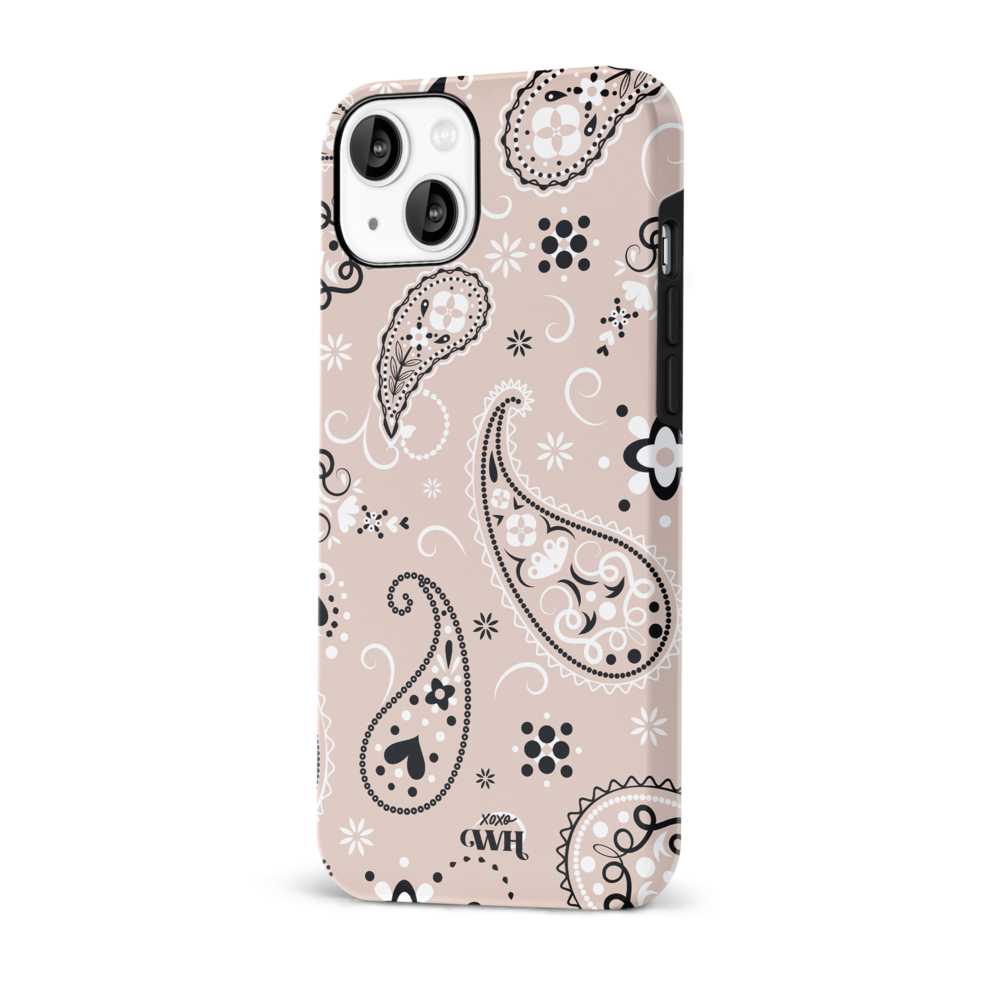 xoxo Wildhearts xoxo Wildhearts Paisley Dawn Nude - Coque iPhone 13 mini xoxo Wildhearts xoxo Wildhearts Paisley Dawn Nude - Coque iPhone 13 mini
