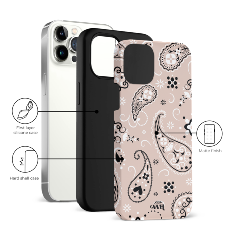 xoxo Wildhearts xoxo Wildhearts Paisley Dawn Nude - Coque iPhone 14 Pro xoxo Wildhearts xoxo Wildhearts Paisley Dawn Nude - Coque iPhone 14 Pro