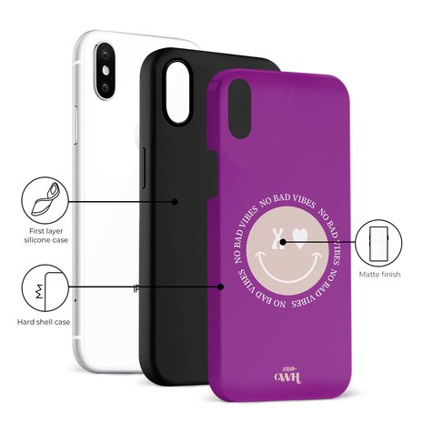 xoxo Wildhearts xoxo Wildhearts No Bad Vibes - Coque iPhone X/XS xoxo Wildhearts xoxo Wildhearts No Bad Vibes - Coque iPhone X/XS