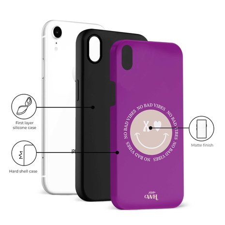 xoxo Wildhearts xoxo Wildhearts No Bad Vibes - Coque iPhone XR xoxo Wildhearts xoxo Wildhearts No Bad Vibes - Coque iPhone XR