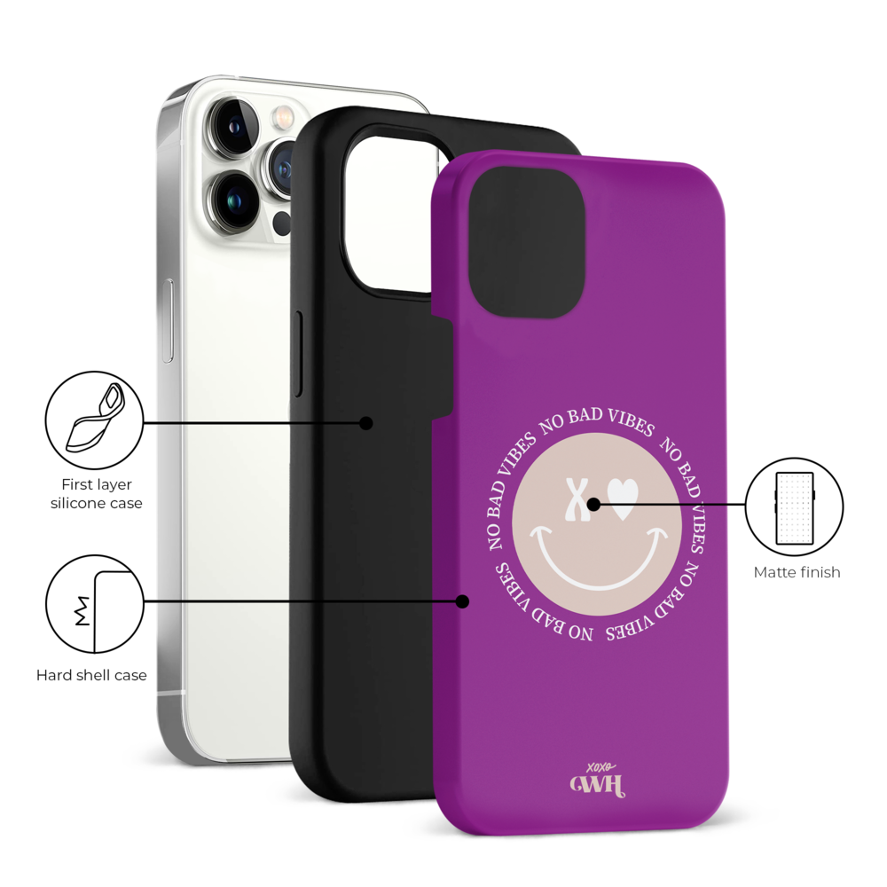 xoxo Wildhearts xoxo Wildhearts No Bad Vibes - Coque iPhone 12 Pro Max