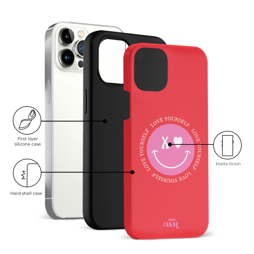 xoxo Wildhearts xoxo Wildhearts Love Yourself Red - Coque iPhone 12 Pro Max xoxo Wildhearts xoxo Wildhearts Love Yourself Red - Coque iPhone 12 Pro Max