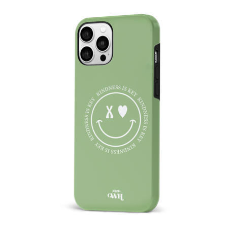 xoxo Wildhearts xoxo Wildhearts Kindness Is Key Green - Coque iPhone 12 Pro Max