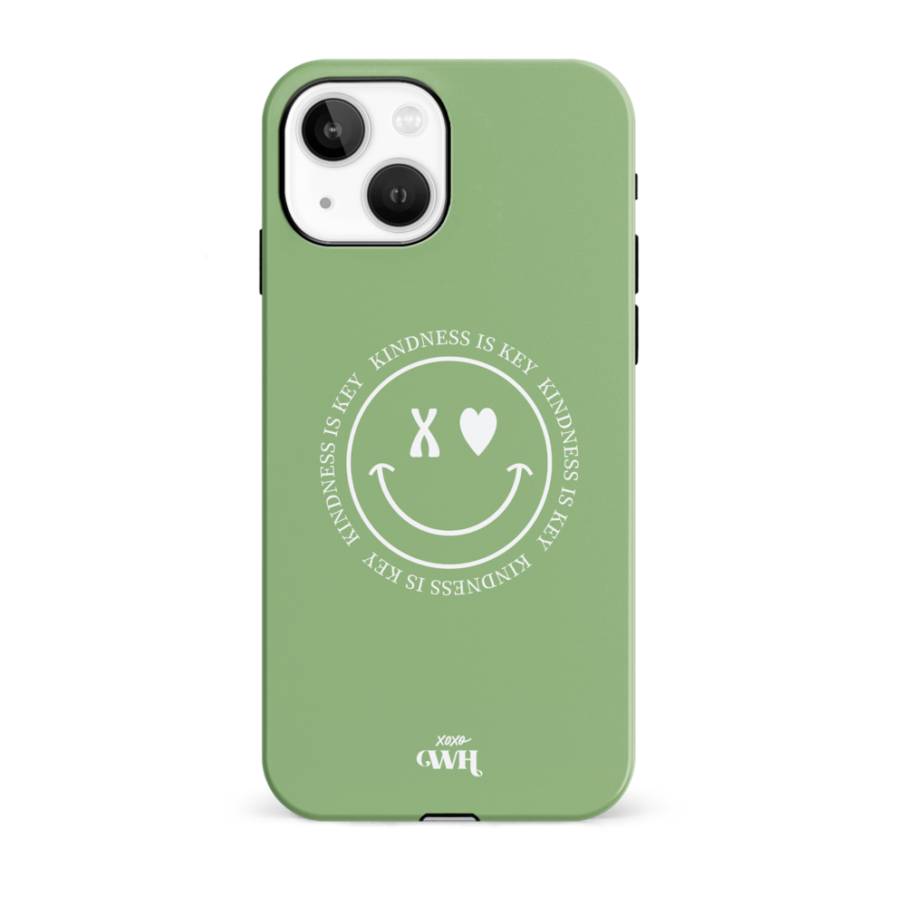 xoxo Wildhearts xoxo Wildhearts Kindness Is Key Green - Coque iPhone 14 Plus xoxo Wildhearts xoxo Wildhearts Kindness Is Key Green - Coque iPhone 14 Plus