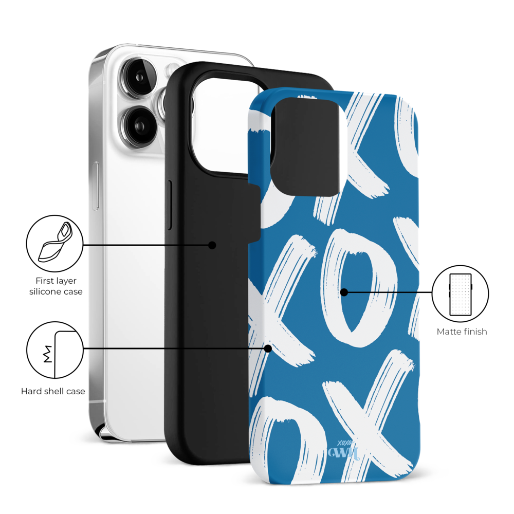 xoxo Wildhearts xoxo Wildhearts Can't Talk Now Blue - Coque iPhone 13 Pro