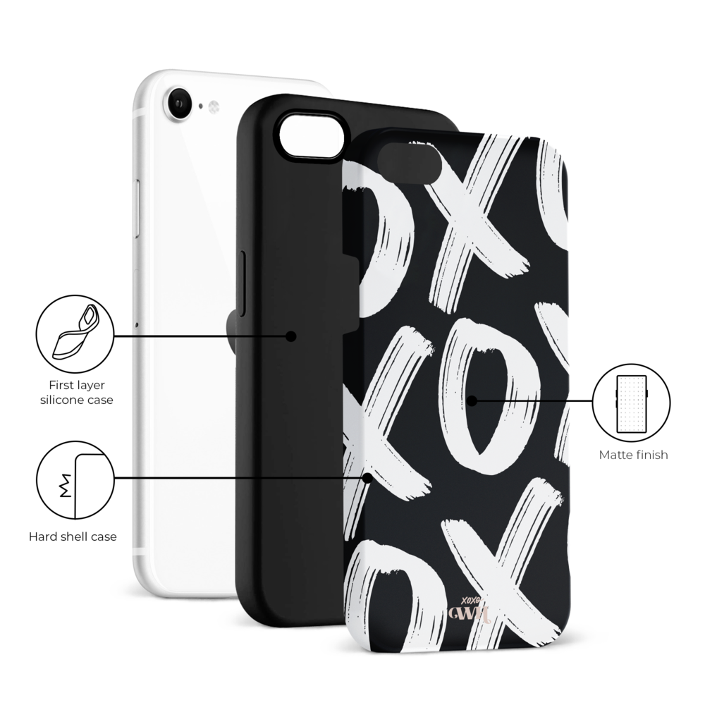 xoxo Wildhearts xoxo Wildhearts Can't Talk Now Black - Coque iPhone 7/8 SE xoxo Wildhearts xoxo Wildhearts Can't Talk Now Black - Coque iPhone 7/8 SE