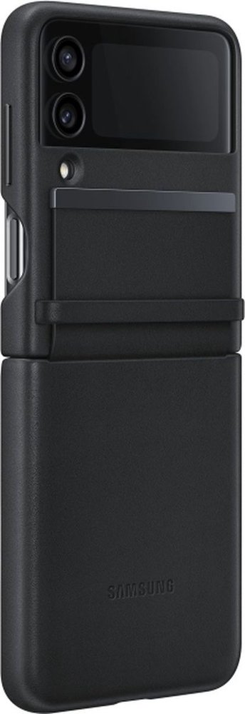 Samsung Coque cuir Samsung Flip 4 (noir) Samsung Coque cuir Samsung Flip 4 (noir)