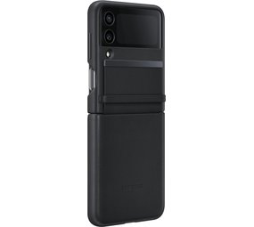 Samsung Coque cuir Samsung Flip 4 (noir)