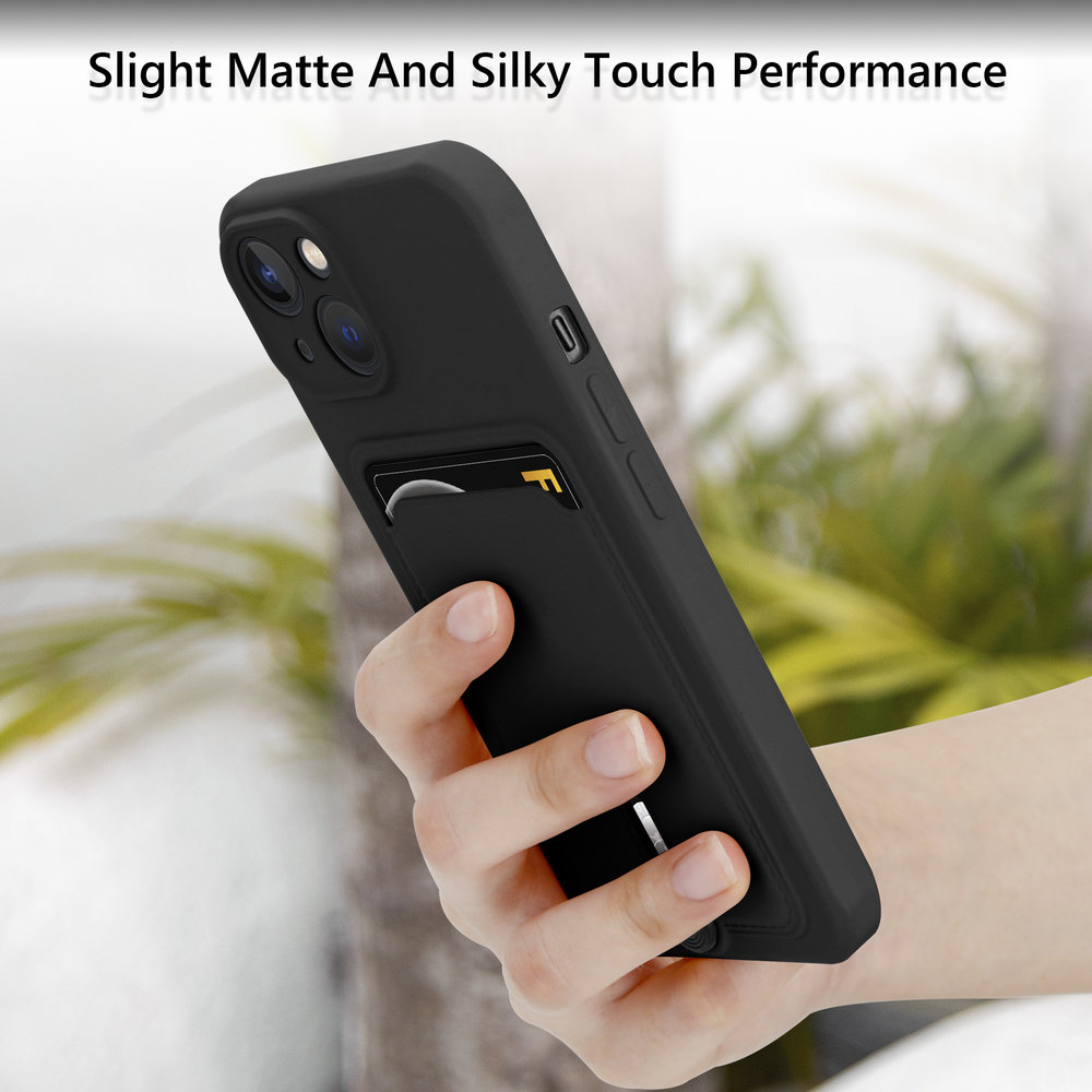 Coverzs Coverzs Coque porte-cartes avec curseur iPhone X/Xs (noir) Coverzs Coverzs Coque porte-cartes avec curseur iPhone X/Xs (noir)