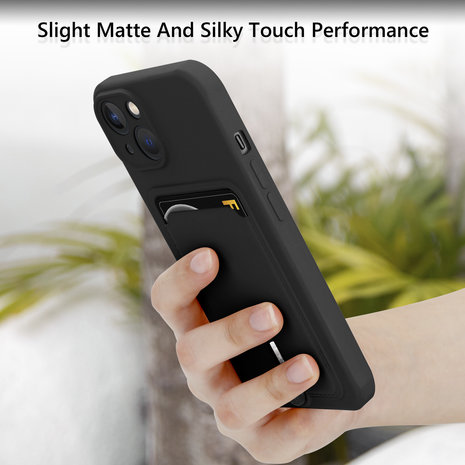 Coverzs Coverzs Coque porte-cartes avec curseur iPhone X/Xs (noir) Coverzs Coverzs Coque porte-cartes avec curseur iPhone X/Xs (noir)