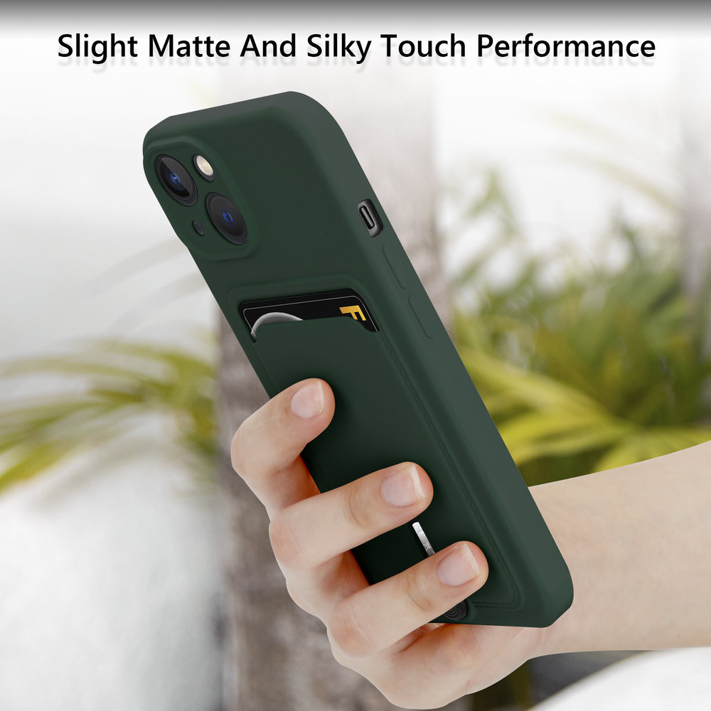 Coverzs Coverzs Coque porte-cartes avec curseus iPhone 11 Pro (vert) Coverzs Coverzs Coque porte-cartes avec curseus iPhone 11 Pro (vert)