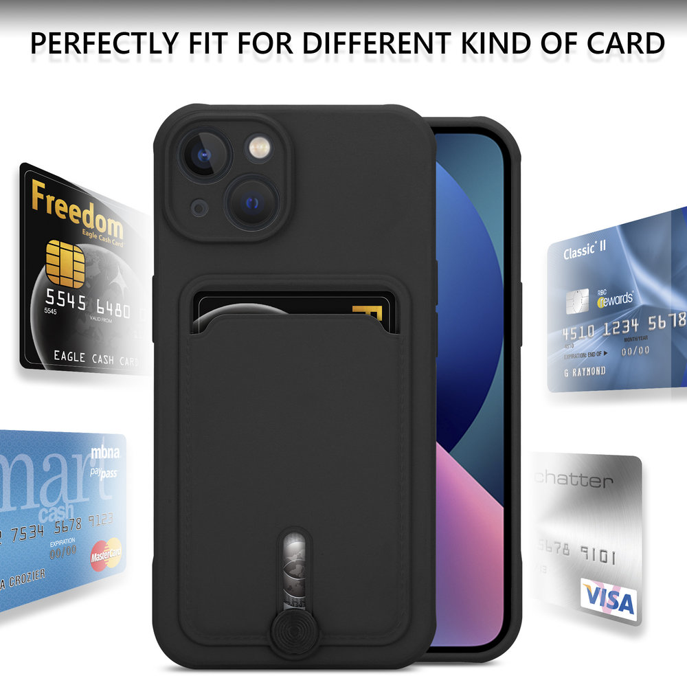 Coverzs Coverzs Coque porte-cartes avec curseus iPhone 11 Pro (noir) Coverzs Coverzs Coque porte-cartes avec curseus iPhone 11 Pro (noir)