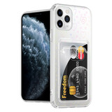 ShieldCase Coque iPhone 11 Pro transparente avec porte cartes (coeurs)