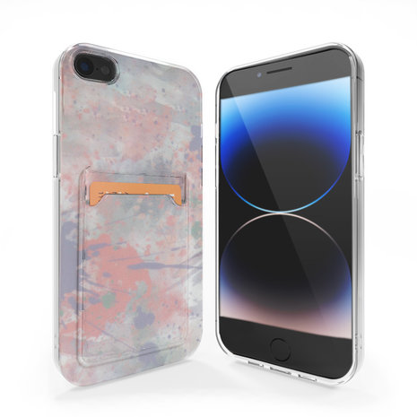 ShieldCase ShieldCase Coque porte-cartes iPhone 7/8 (Pink Brush) ShieldCase ShieldCase Coque porte-cartes iPhone 7/8 (Pink Brush)