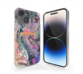 ShieldCase Coque porte-cartes iPhone 13 (Pastel Party) ShieldCase Coque porte-cartes iPhone 13 (Pastel Party)