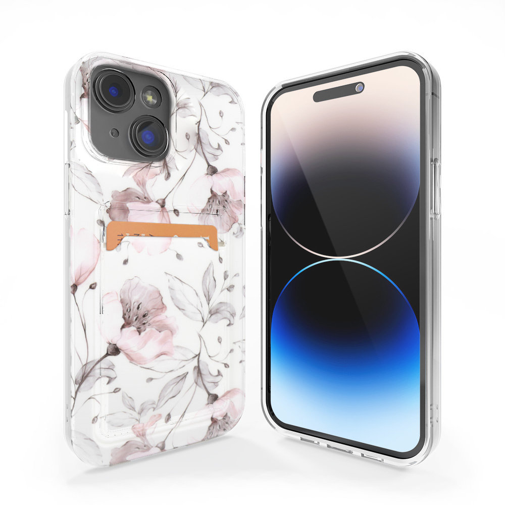 ShieldCase ShieldCase Coque porte-cartes iPhone 13 (Vintage Flower) ShieldCase ShieldCase Coque porte-cartes iPhone 13 (Vintage Flower)
