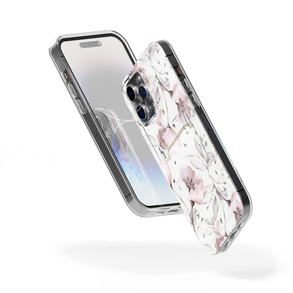 ShieldCase ShieldCase Coque porte-cartes iPhone 13 Pro (Vintage Flower)