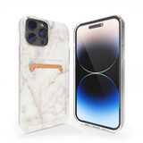 ShieldCase Coque porte-cartes iPhone 13 Pro Max (Elegant Marble)