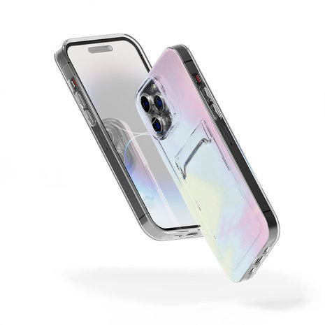 ShieldCase ShieldCase Coque porte-cartes iPhone 13 Pro Max (Galaxy Pink) ShieldCase ShieldCase Coque porte-cartes iPhone 13 Pro Max (Galaxy Pink)