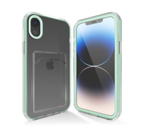 ShieldCase Coque bumper porte-cartes iPhone Xr (turquoise) ShieldCase Coque bumper porte-cartes iPhone Xr (turquoise)