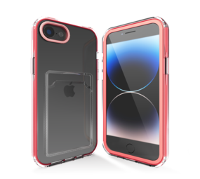 ShieldCase Coque bumper porte-cartes iPhone 7/8 (rose)
