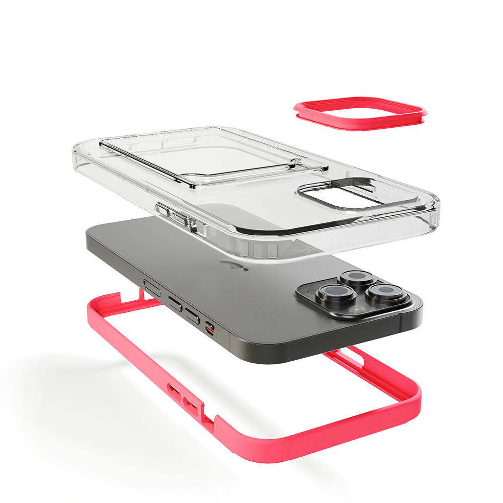 ShieldCase ShieldCase Coque bumper porte-cartes iPhone 11 Pro (rose vif)