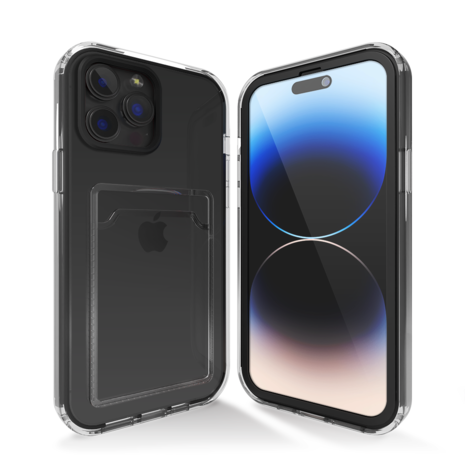 ShieldCase ShieldCase Coque bumper porte-cartes iPhone 13 Pro Max (noir) ShieldCase ShieldCase Coque bumper porte-cartes iPhone 13 Pro Max (noir)